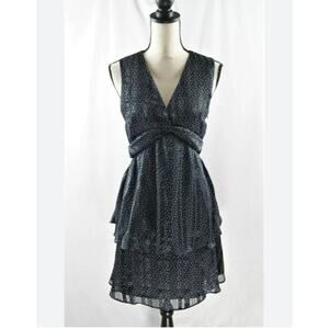 Banana Republic Polka Dot Ruffle Tiered Dress - Plus Size 20